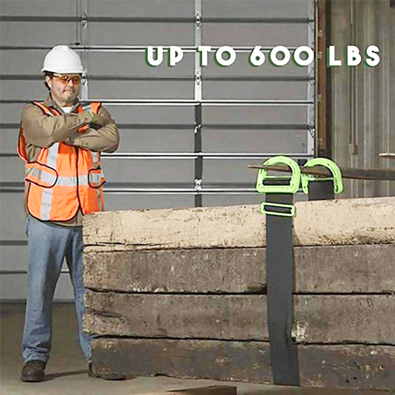 2 peças de correias de transporte para mover 2 pessoas, sistema de elevação e transporte, correias de elevação para alças móveis de ombro, equipamento de movimento seguro