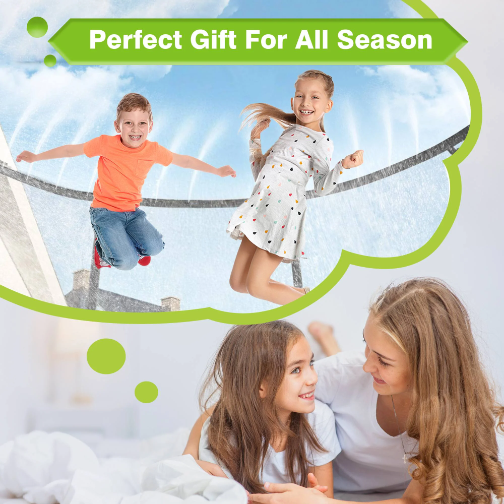 Outdoor Recreational Trampoline, Backyard Pumpkin Trampoline for Kids & Adults