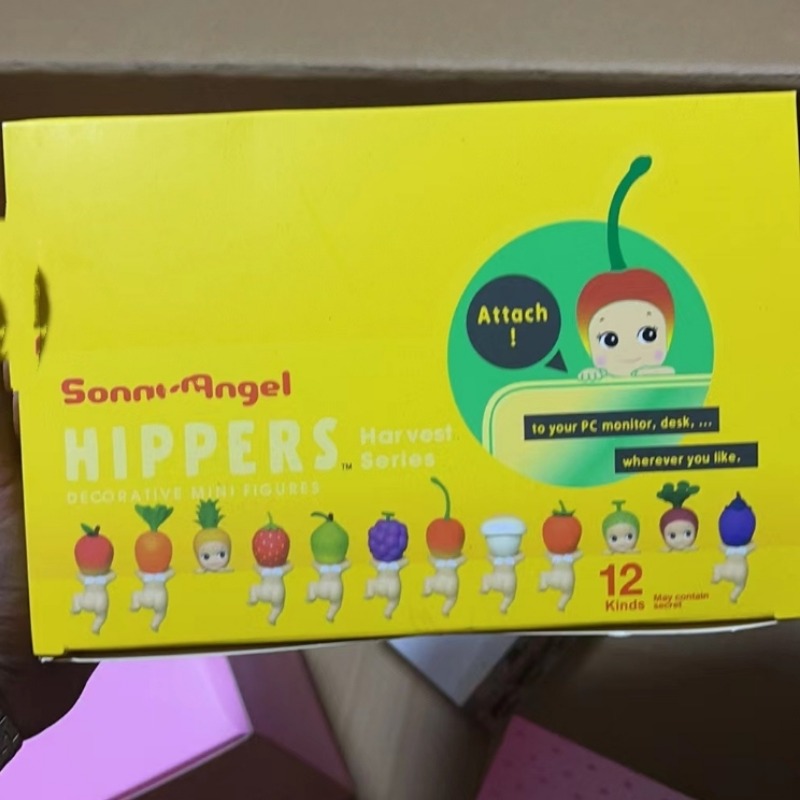 Sonnyy-angellチークサポート、トレンディな遊び、ブラインドボックスの装飾、携帯電話の装飾、キューピッドの置物、アニメの置物、ギフト