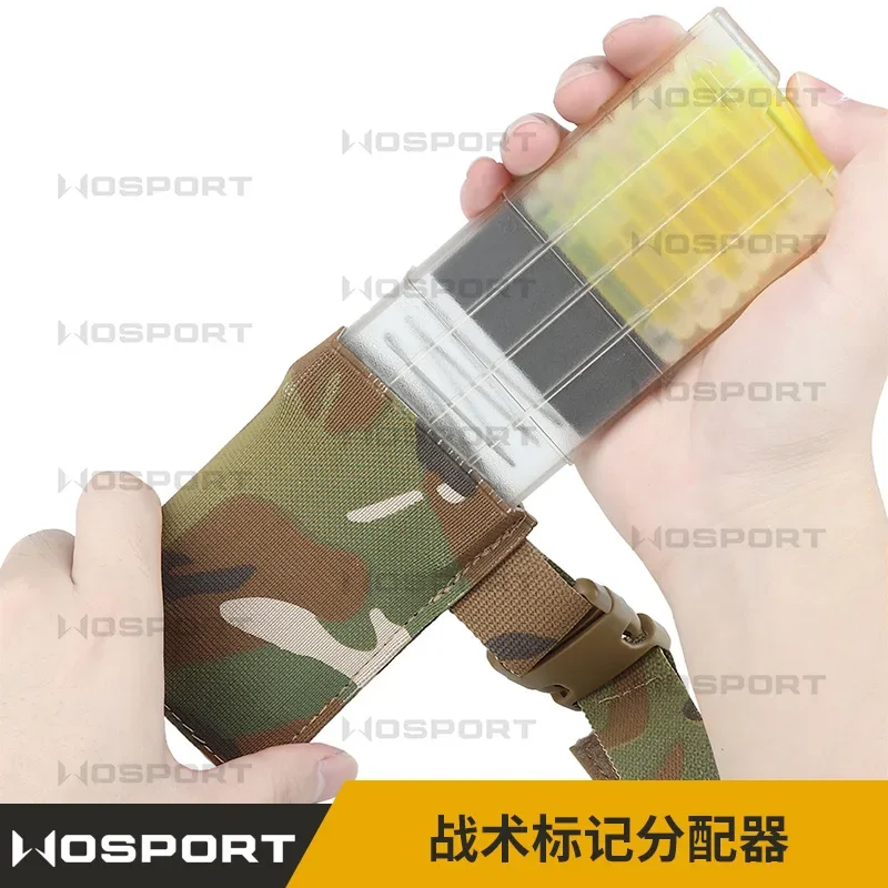 Tactical marking distributor fluorescent marking outdoor tactical combat training marking fixed-point function