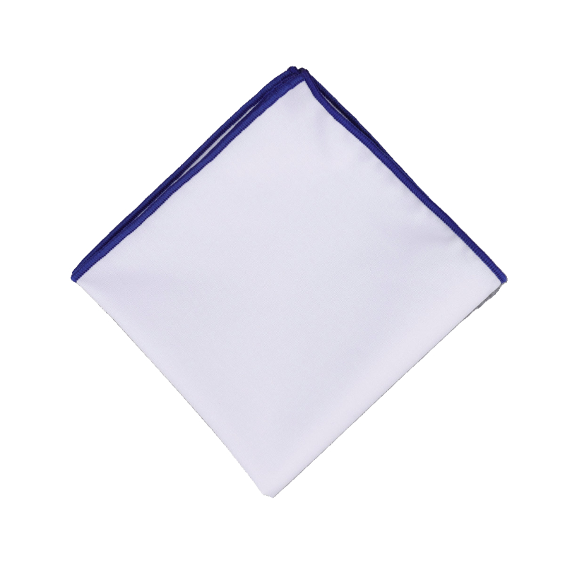 ผ้าเช็ดหน้าสีขาว23ซม. ของผู้ชายใหม่ขอบกระเป๋าสี่เหลี่ยมหลากสีสำหรับผู้ชายผู้หญิงปาร์ตี้งานแต่งงานเจ้าบ่าวชุดอุปกรณ์เสริมผ้าเช็ดหน้าสีดำ