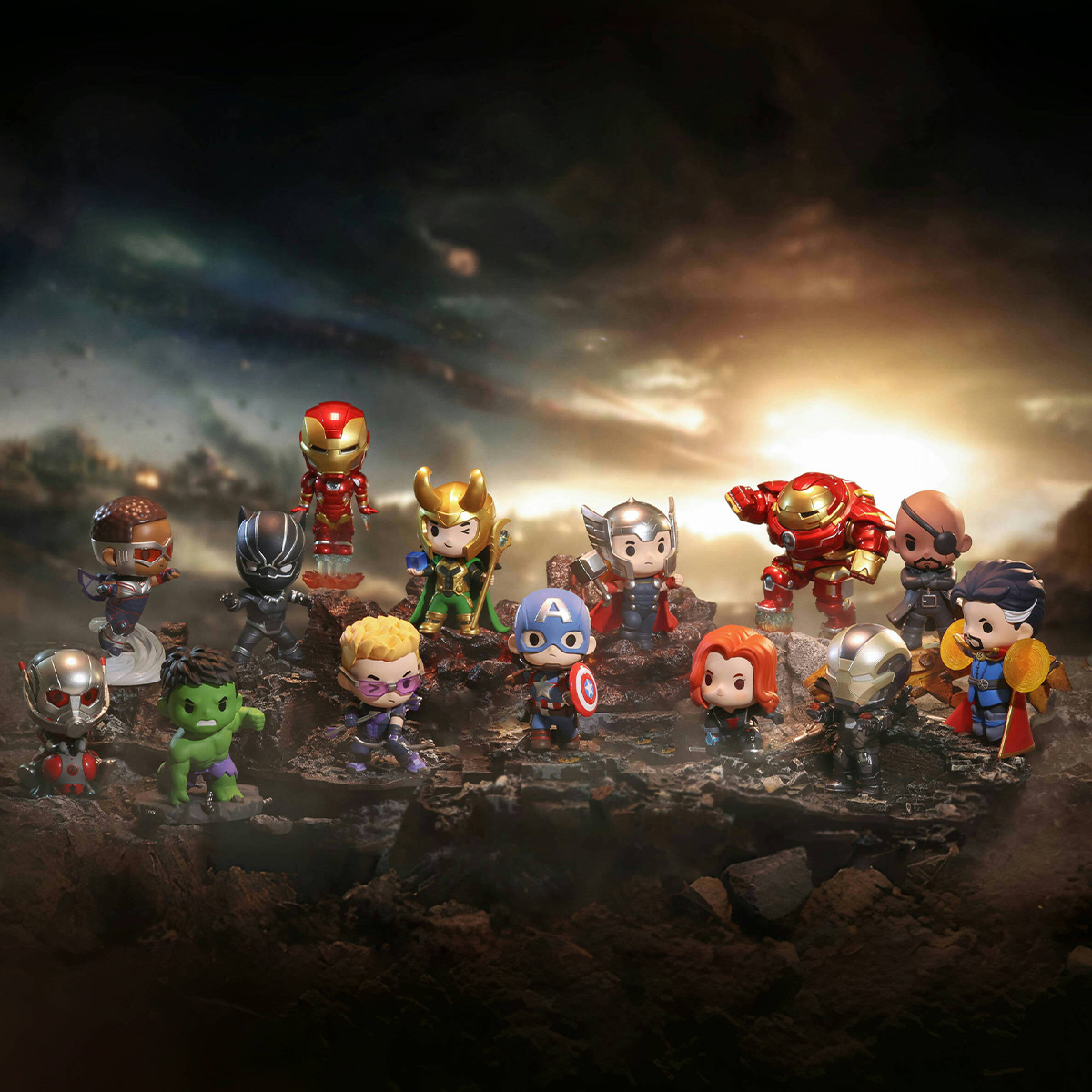 POP MART MARVEL The Avengers Series слепая коробка Mystery Box 1 шт./6 шт. слепая коробка