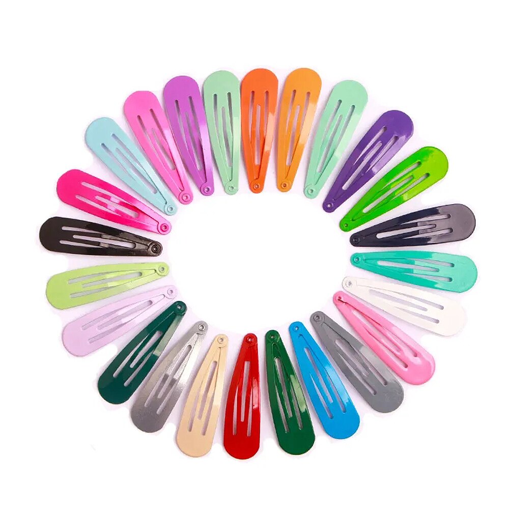 40 pçs meninas grampos de cabelo doce cor gotejamento grampo de cabelo princesa barrette coreano grampos de cabelo acessórios para o cabelo para meninas