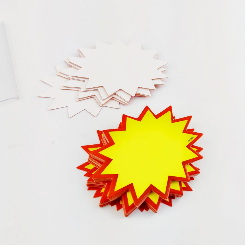 200 szt. Promocji plakatów POP Explosion wyprzedaż karta papierowa tablic metka z ceną oznakowanie reklamowe wystawa sklepowa