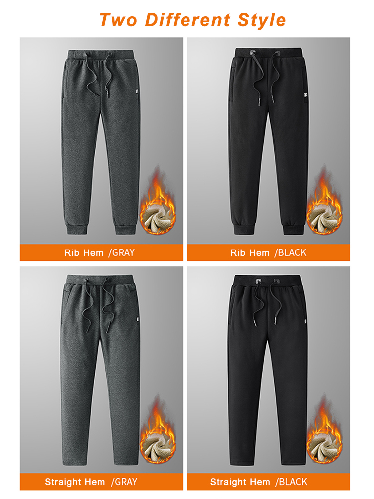 ฤดูหนาวผู้ชาย Sweatpants หนาขนแกะ Joggers กีฬากระเป๋าซิปผ้าฝ้ายสบายๆกางเกง PLUS ขนาด 6XL 7XL 8XL