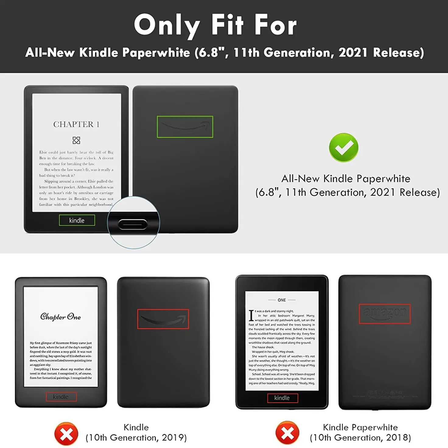 2 Chiếc Cho Máy Đọc Sách Kindle Paperwhite 11th Thế Hệ 2021 Thú Cưng Bảo Vệ Màn Hình Bảo Vệ Trong Suốt Cho 6.8 Inch Máy Đọc Sách Kindle Paperwhite