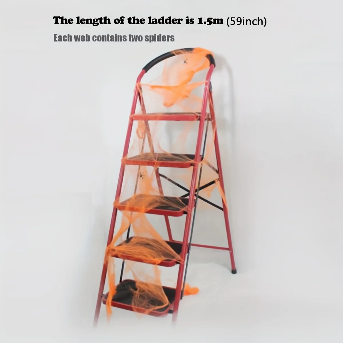 Halloween Spider Net Decor Cotton Simulation Colorful Spider Web Props Secret Room Ghost House Home Decorations Wall Table Decor