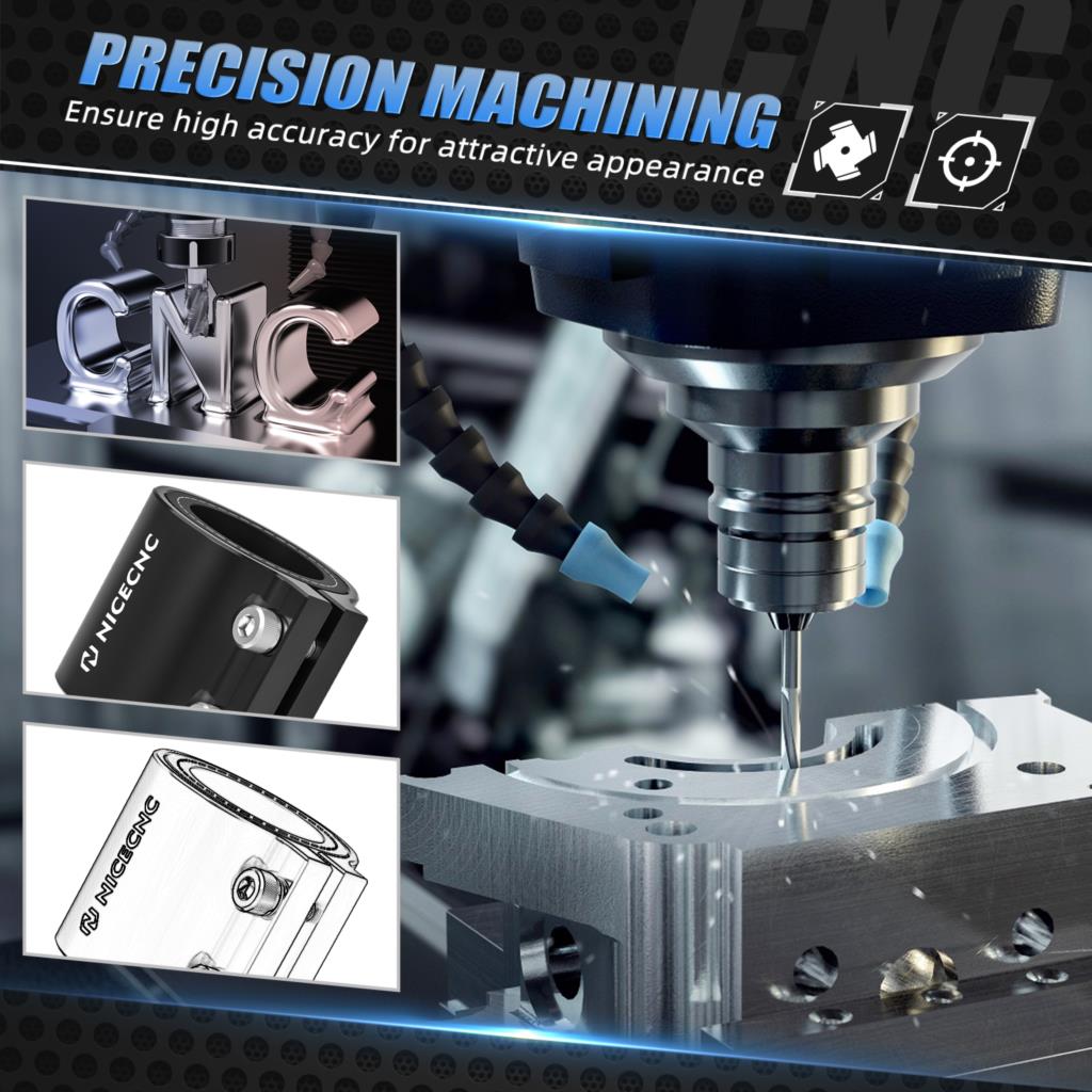 For Yamaha Blaster 200 2x bolts Exhaust Muffler High Temp Pipe Clamp Banshee 350 1987 1988-2006 Aluminum Rubber ATV Accessories