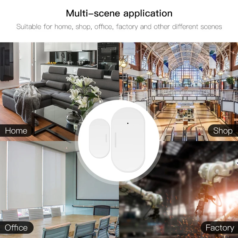 Xiaomi Zigbee 3,0 detectores de puerta abierta y cerrada Aubess Sensor de puerta inteligente detectores de puerta abierta/cerrada aplicación Smart Home Smart Life