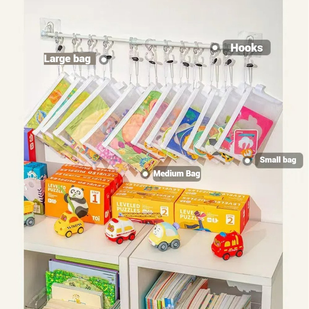 8 шт. сетчатые сумки на молнии, 3 размера, сетчатые сумки на молнии, водонепроницаемые прозрачные дорожные сумки, сумки для документов для офисных принадлежностей на молнии