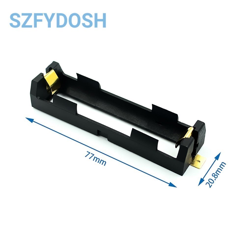 1x2x3x4x 18650 smt suporte de bateria 18650 smd caixa de armazenamento recipiente banco de potência com pinos de bronze recarregável smt