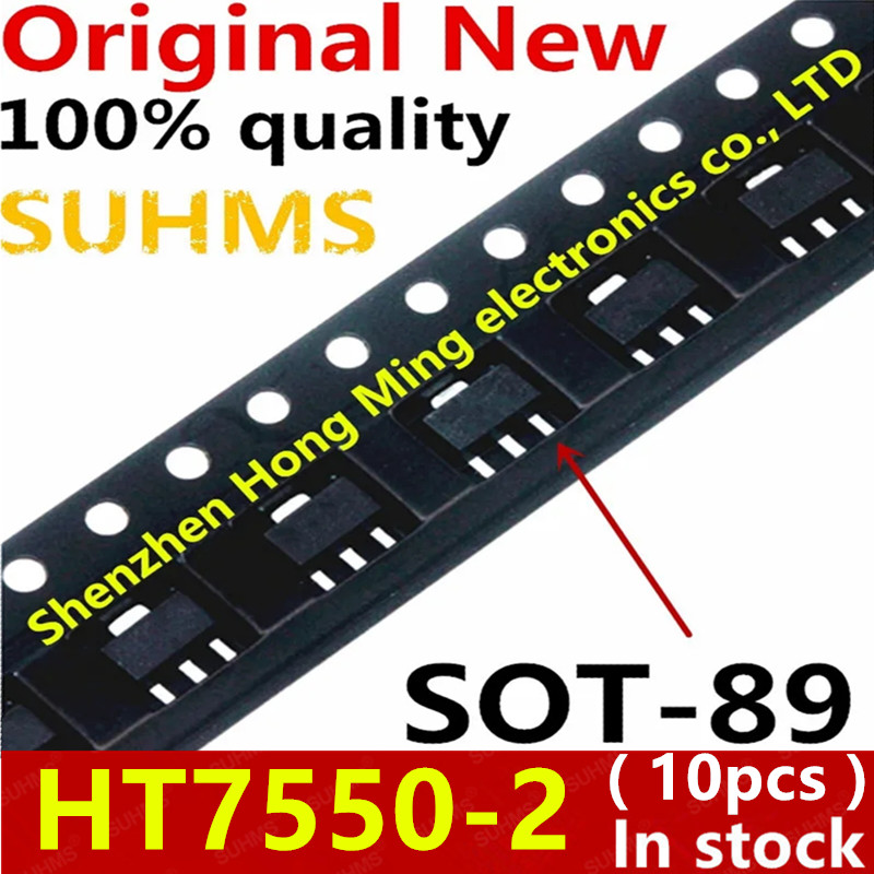 100% 새 HT7550-2 7550-2 SOT89, 10 개