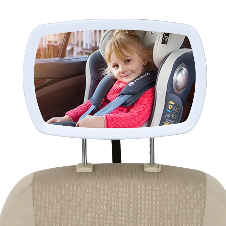 Rearview Mirror Car Rearview Mirror Children's Square Mirror Safety Seat Adjustable Rearview Mirror Car Interior Darling Baby