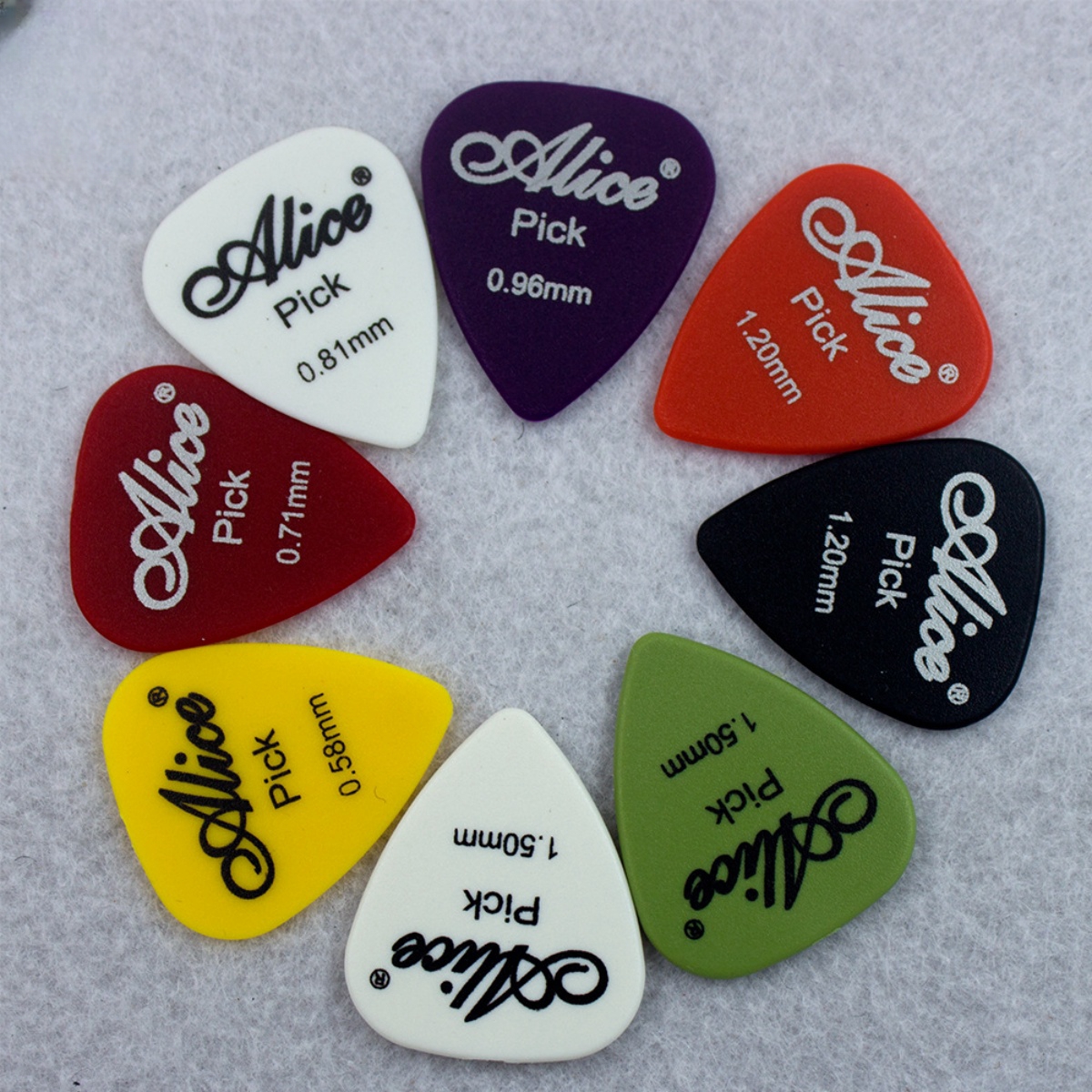 Palhetas de guitarra multicoloridas, 50/100 peças mistas de plástico abs premium para guitarras elétricas acústicas, baixo ou ukulele