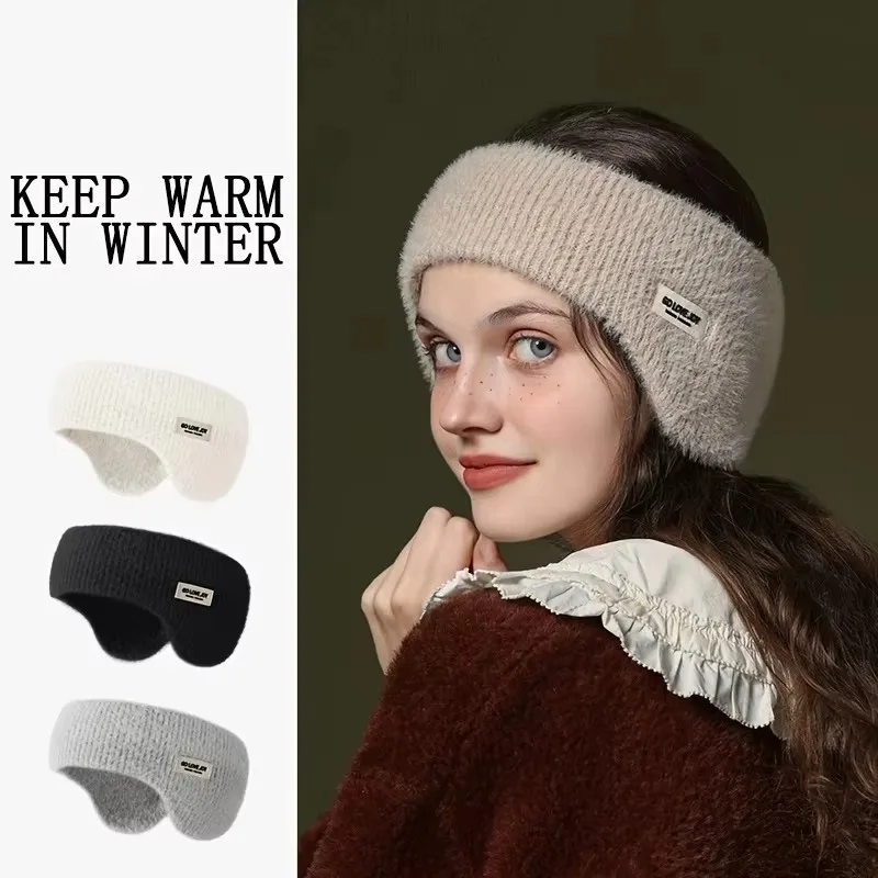 Orejeras más cálidas para invierno, diadema bonita, bandas para el cabello, deporte de esquí al aire libre, diadema gruesa para mujeres y hombres, pañuelo para la cabeza, accesorios para el cabello