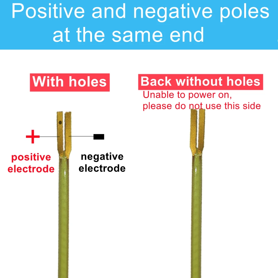 5PCS/Pack 3V LED Same End Filament Flexible Ultra Slim Spiral Bulb Retro Edison Bulb Lamp Parts Diode Lighting Strip Decoration