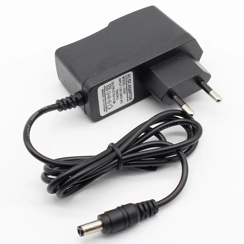 1 Chiếc 5V2A Mới AC 100V-240 Adapter Chuyển Đổi DC 5V 2A 2000mA Cung Cấp Điện EU cắm DC 5.5Mm X 2.1Mm