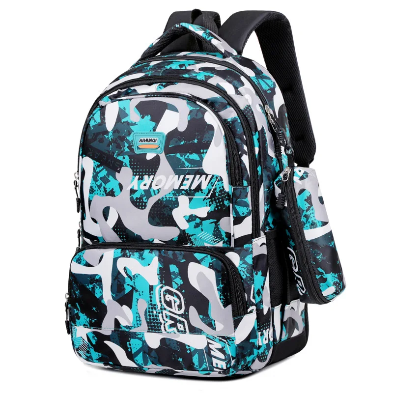 Camouflage printed school backpacks for teenage boys and girls Men's large capacity backpack computer bag student schoo bags