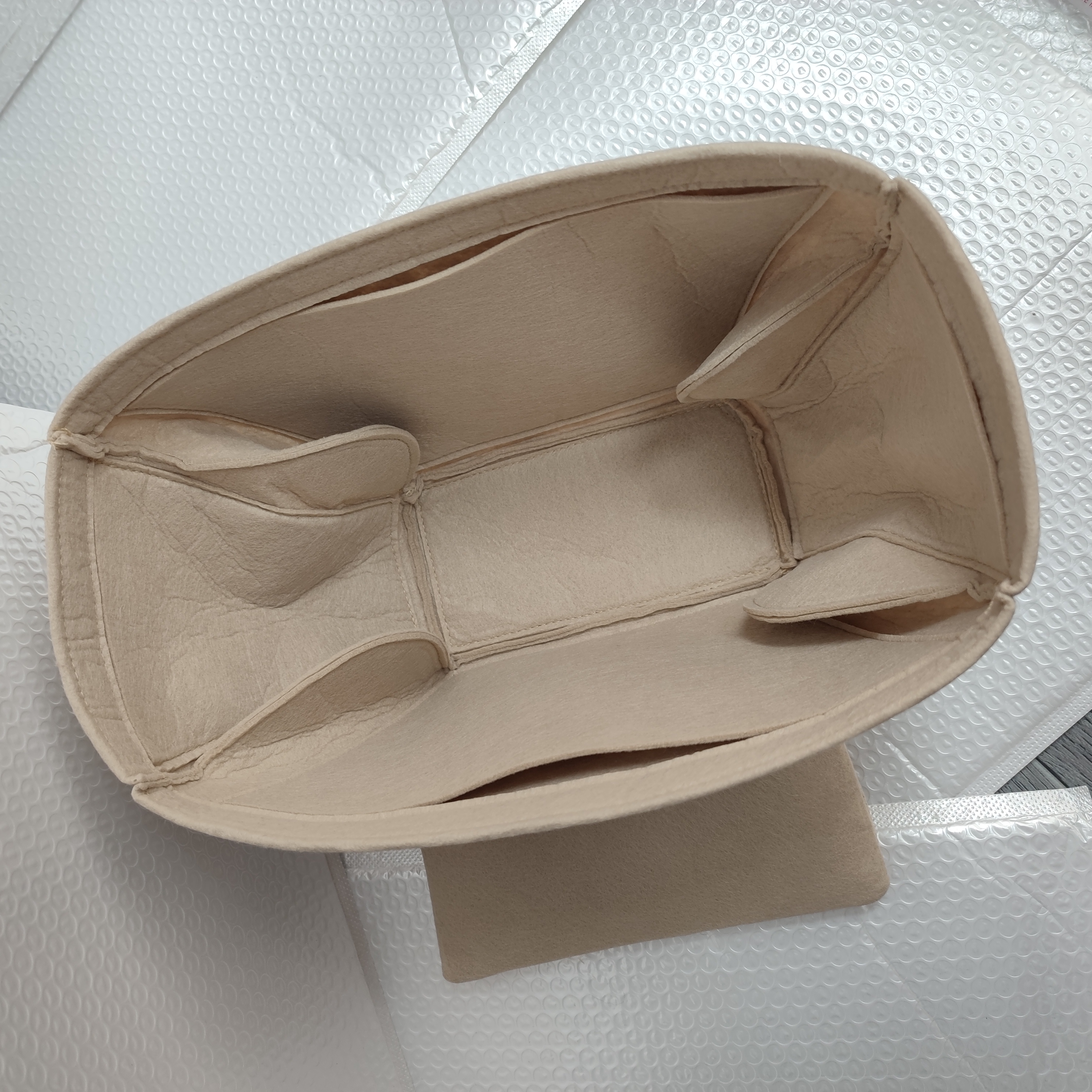 Bolsa de almacenamiento con forro y organización, monedero con forro interior compatible con Mini bolso Cyme, organizador de inserción para bolso de mano Cyme