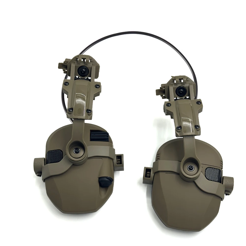 Electronic Hunting Noise-Canceling Earmuff Tactical Active Hearing Protection Headset Sound Pickup Headphone NRR 23dB
