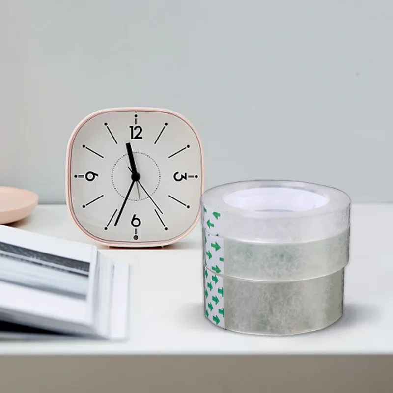 1-10 ロール透明テープリフィルクリアテープリフィルディスペンサー用目に見えないテープオフィスホームスクール用品 18/12/8 ミリメートル