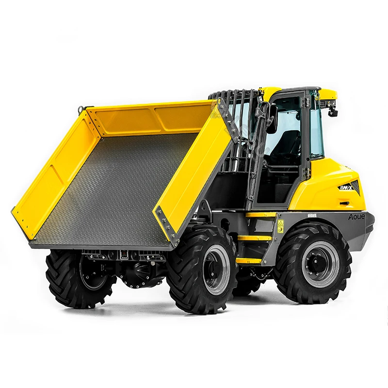 1/14 4X4 mainan truk sampah RC, Model truk sampah berartikulasi logam LESU, kendaraan teknik badan persegi dengan pengendali jarak jauh 6MDX-B