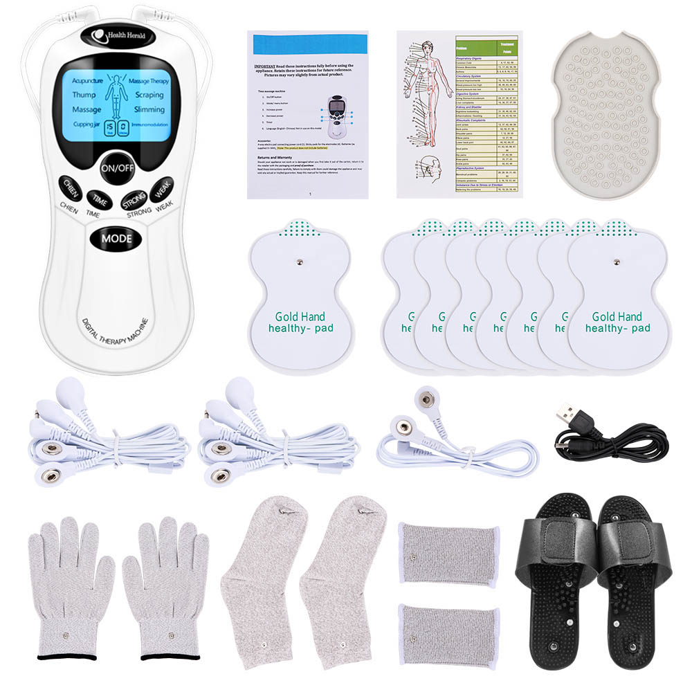 Physiotherapie Zehner Muskels timulator elektrische ems Akupunktur Körper massage digitale Therapie Schlankheit maschine Elektro stimulator