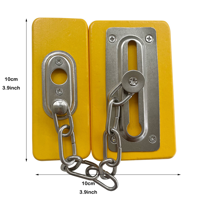Bận Rộn Ban DIY Phụ Kiện Mở Khóa Chốt Cửa Đồ Chơi Cha Mẹ-Con Handmade Tương Tác Giáo Dục Montessori Cho Bé Cảm Giác Đào Tạo