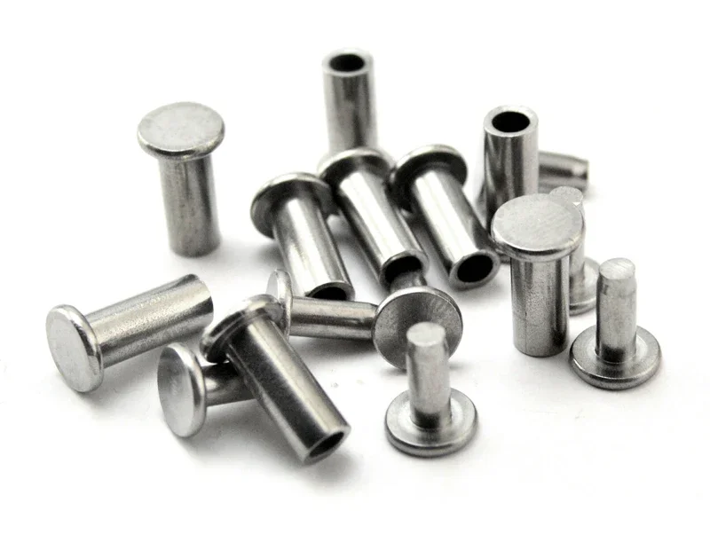 10sets Kitchen Knife Handle Rivet Manual Knife Handle Clamping Screw DIY Knife Tableware Handle Fixing Lock Rivet Accessories