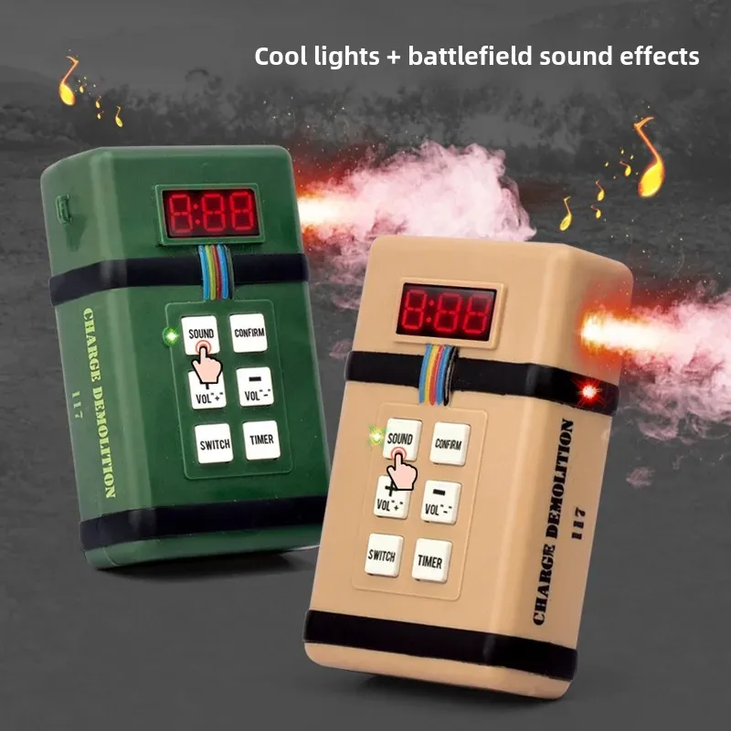 新しい戦術爆発パックおもちゃエアガン子供の煙手榴弾おもちゃ光効果音付き CS コスプレゲーム男の子最高のギフト