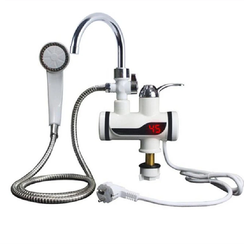 Water Heater Tap 220v Kitchen Faucet Instantaneous Water Heater Shower Instant Heaters Tankless Water Heating