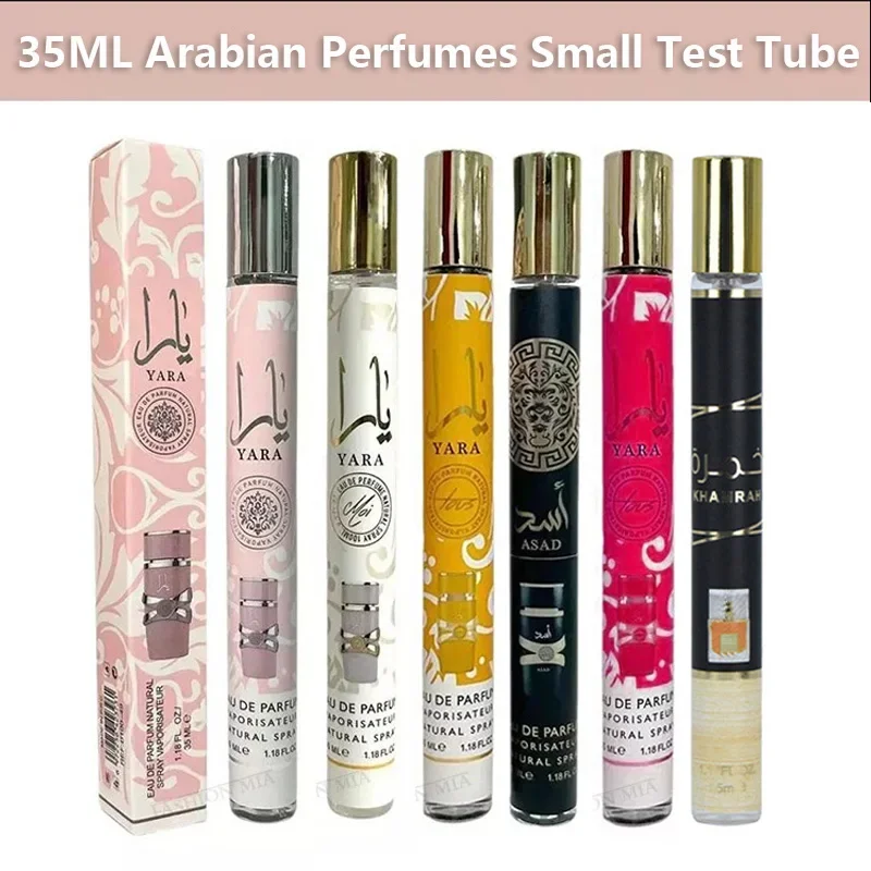 35 ml arabische Parfüme, langanhaltendes Duftspray, Blumenduft, Eau de Parfum, Kölnischwasser, Deodorants, hochwertige Geschenke, kleine Reagenzglas