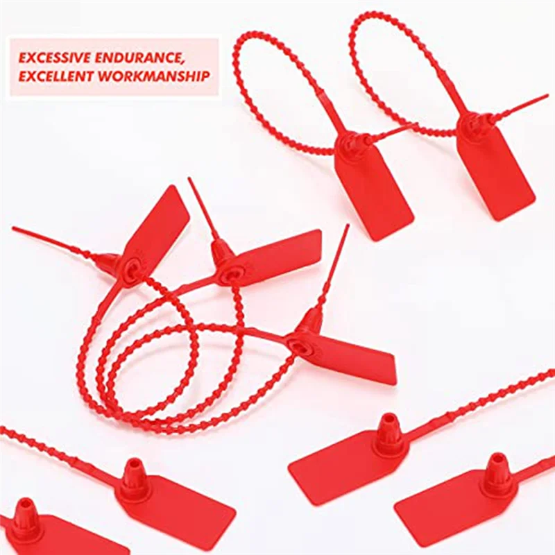 B30C-500 PCS Security Tags Removal For Fire Extinguishers Security Tags Safety Locking Signage Tamper, 250Mm Length