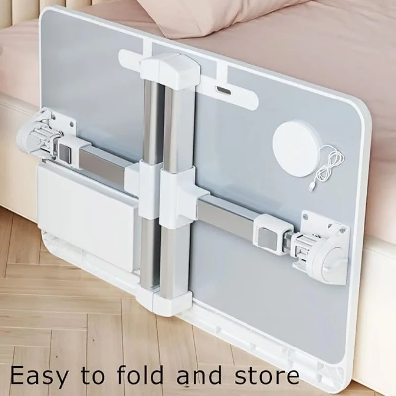 Laptop Bed Tray Table Adjustable Laptop Bed Stand Portable Standing Table Foldable Legs Lap Tablet Table for Sofa Couch Floor