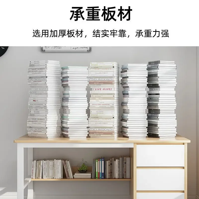 Escritorio Escritorio para computadora Escritorio Simple Hogar Estudiante con cajón Dormitorio Escritorio Almacenamiento de oficina