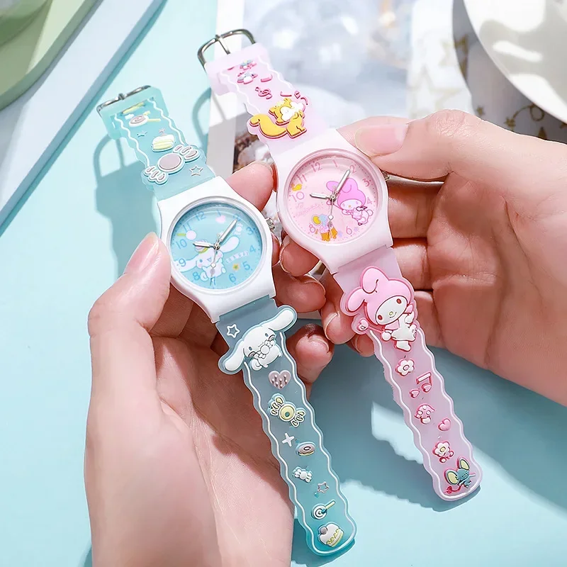 Kawaii élève Anime enfants montre 3D étudiant bracelet en gel de silice montre à quartz