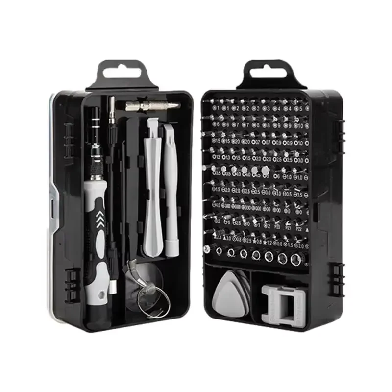 115/114 in 1 Set di cacciaviti di precisione Punte per cacciavite esagonale Torx magnetico Kit di strumenti di riparazione professionale per iPhone Xiaomi Mac PC
