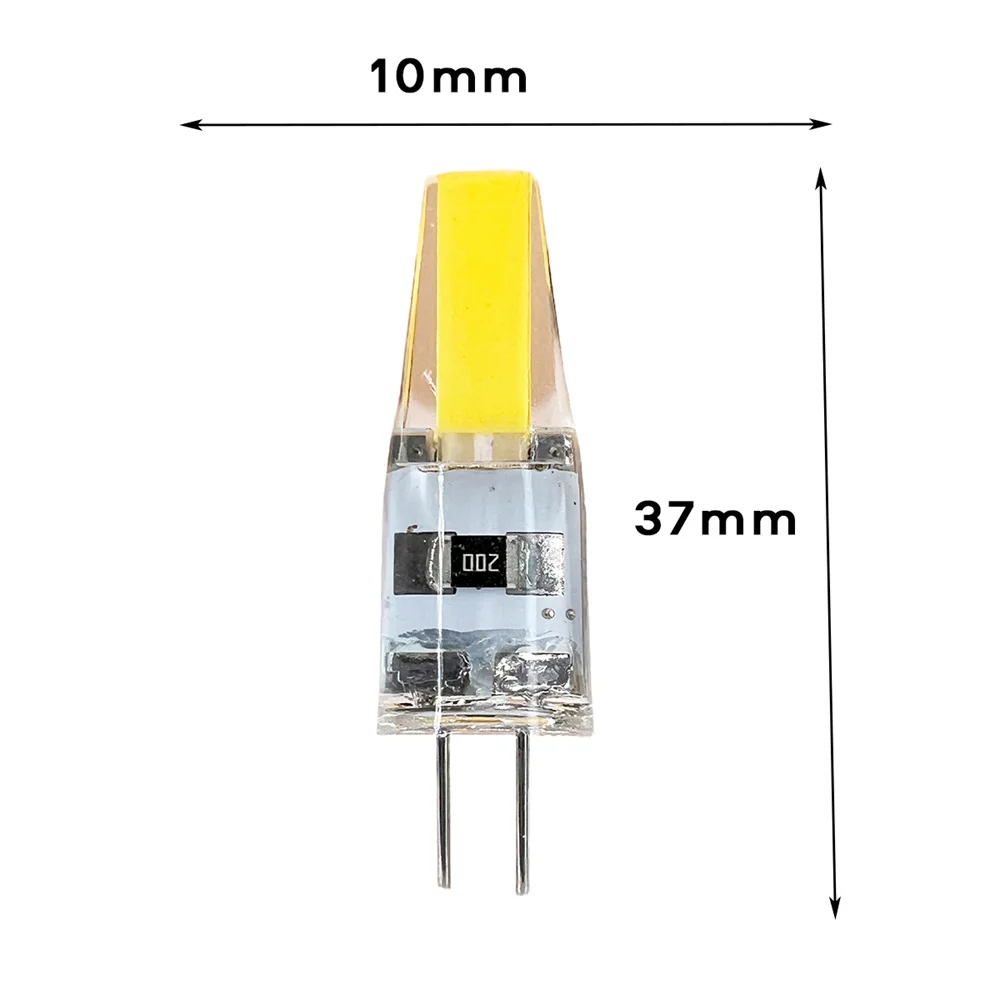 10 unids/pack regulable Mini G4 LED COB lámpara 6W bombilla AC DC 12V 220V velas reemplazan 30W 40W halógeno para foco de araña