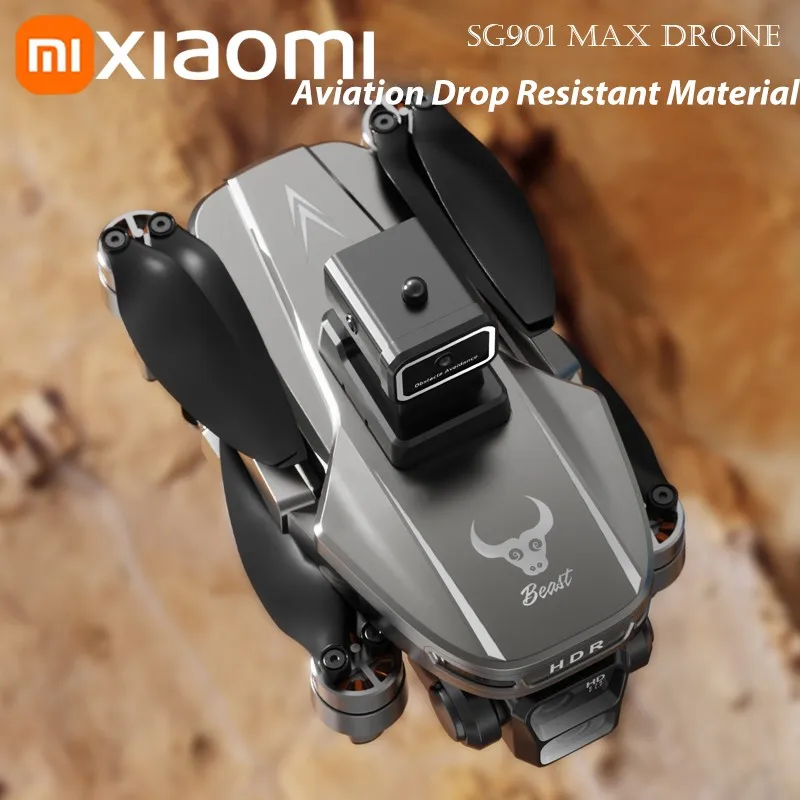 Xiaomi SG901 MAX GPS Drone Professional 8K Aerial HD หลีกเลี่ยงอุปสรรคหน้าจอขนาดใหญ่รีโมทคอนโทรลพับ Brushless Drone