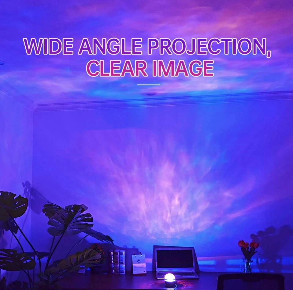 Led galáxia projetor luz colorida galáxia céu projetor quarto luz da noite decoração do quarto das crianças decoração de festa de natal