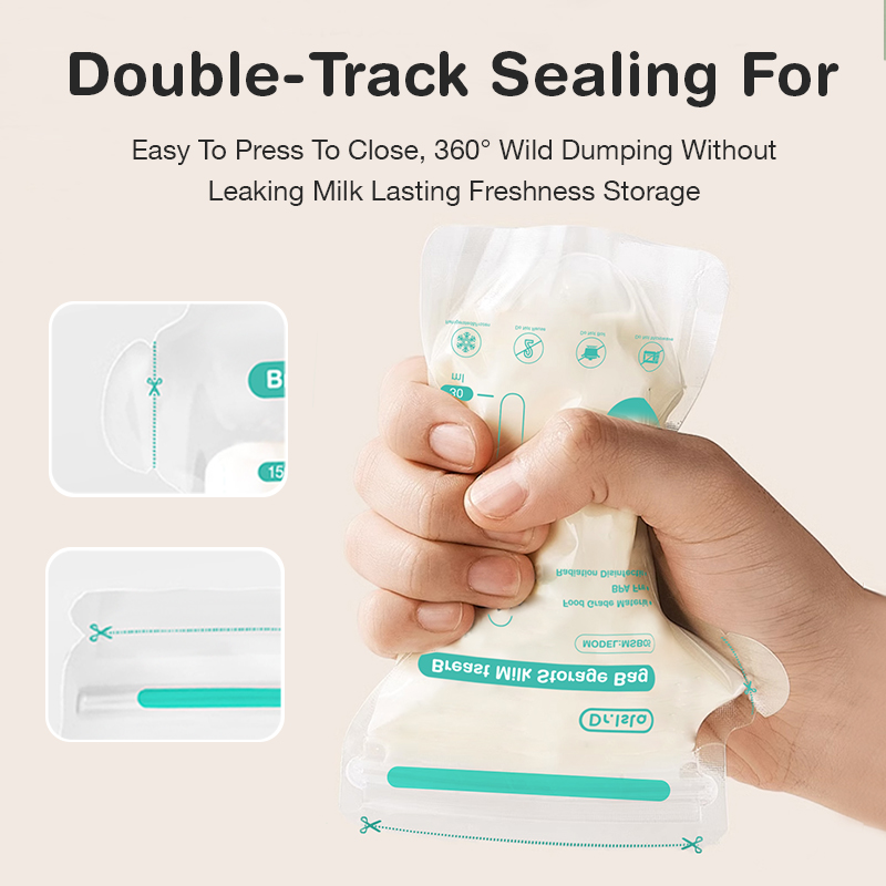 30 шт., одноразовые пакеты для хранения замороженного молока, 150 мл