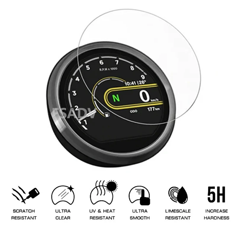 Voor Himalayan 450 Himalayan 450 2024 2025 Snelheidsmeter Guard Cluster Scherm Krasbescherming Dashboard Screen Protector