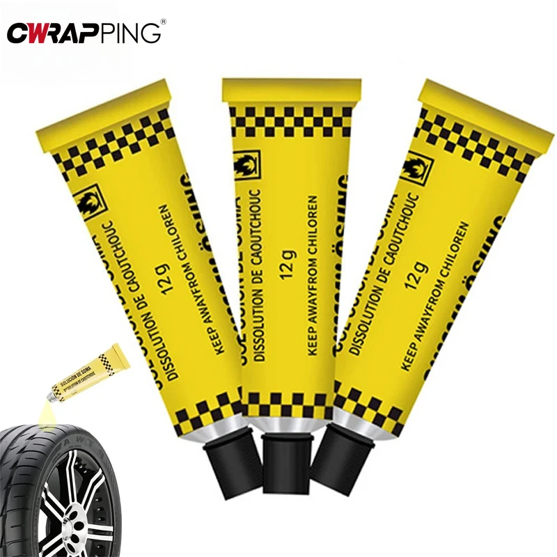 1/2/3/5 pçs cola de reparação de pneus de motocicleta forte cola de reparo de pneus tubo interno cola de reparo de punctura acessórios da motocicleta