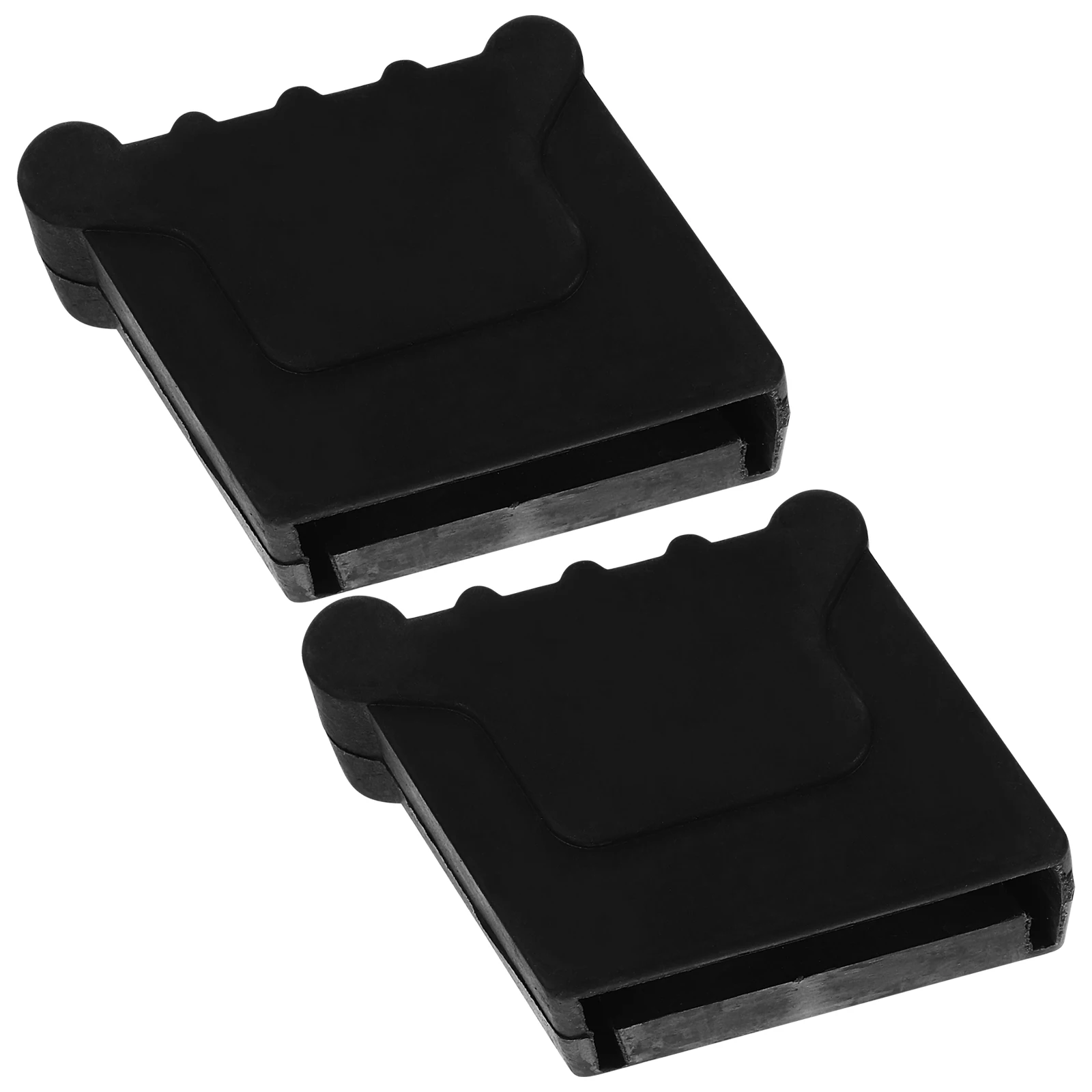 2 uds cubiertas para pies de escalera almohadillas de parachoques antideslizantes pies de repuesto de goma gruesa para seguridad de estabilidad de ingeniería doméstica