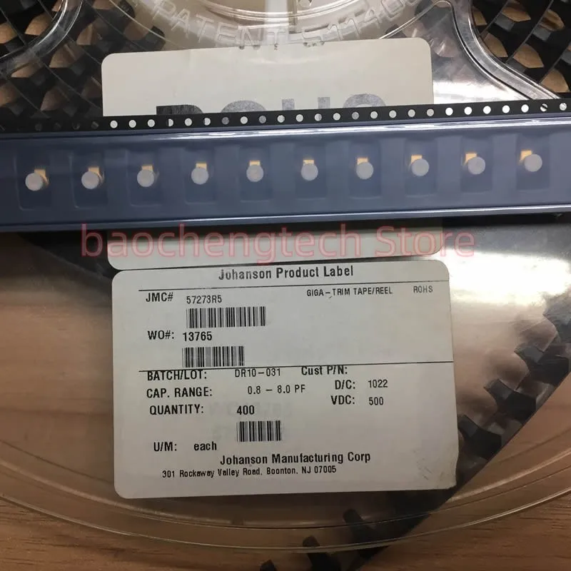 Adjustable capacitance 27263-2R2  47283R10  57273-1R5 Tiny Trimmer Capacitors 0.3 to 1.2 pF 0.4 to 2.5 pF 0.8pf to 8.0pF 500 VDC