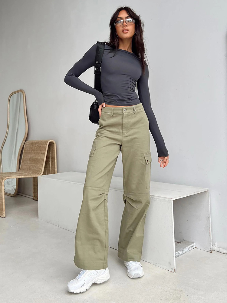 Vrouwen Casual T-shirts met lange mouwen Lente Herfst Solid Slim Fit Truien Tees Shirts Vrouwelijke Streetwear Base Tees Tops Casual