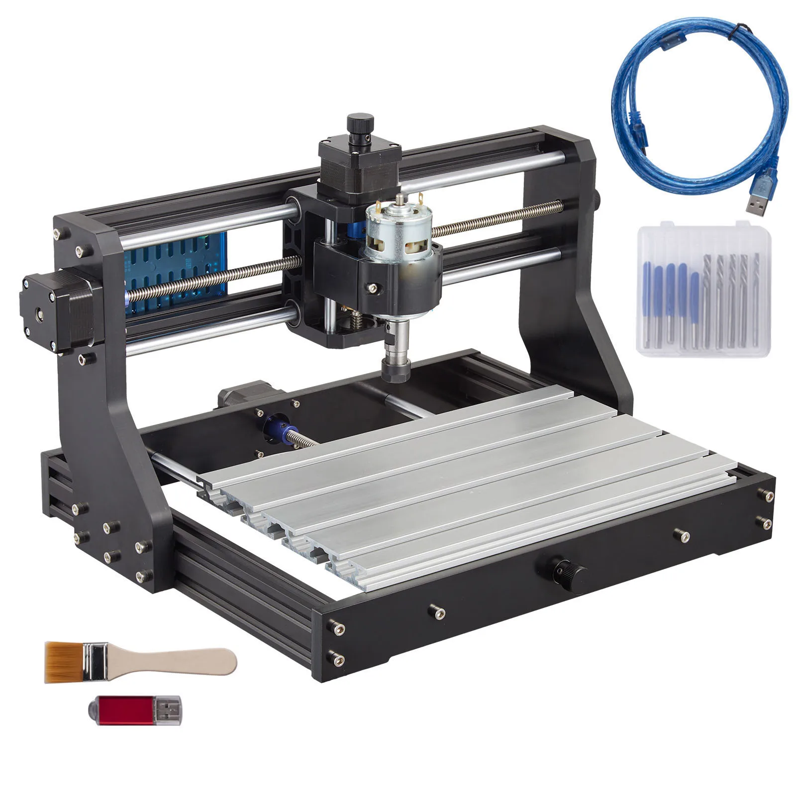 Moh Cnc 3018 Pro Cnc 3018 Grabadora de Máquina  CNC Máquina de Grabado  para Madera Cuero y Plástico