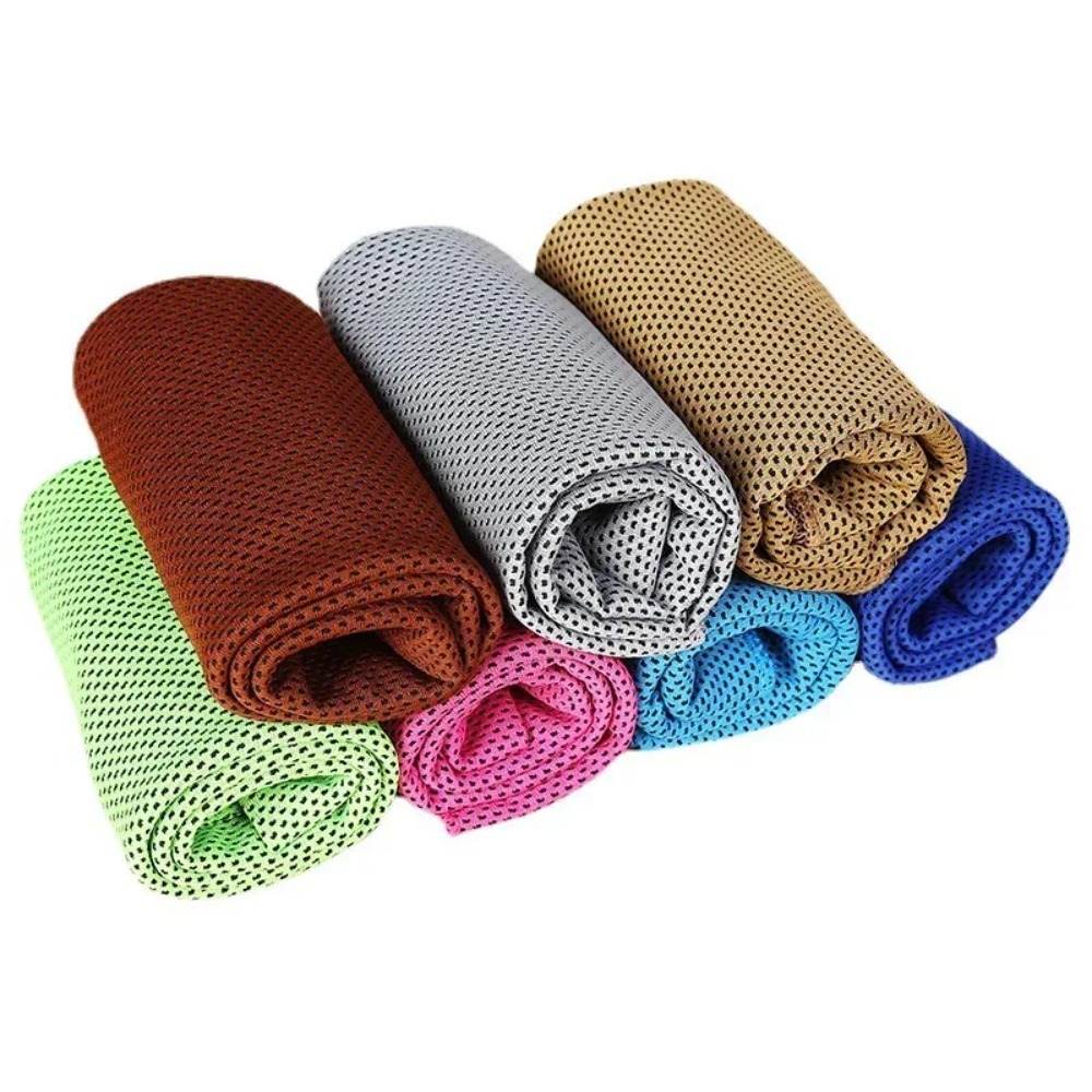 Koelhanddoek Instant Relief Microfiber Coole handdoeken Koelende nekwikkel Ijskoude vodden voor sport Fitness Kamperen Fietsen Wandelen