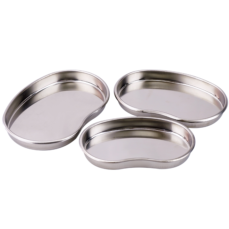 1 szt. Taca ze stali nierdzewnej w kształcie nerki, sterylizowana, do narzędzi medycznych, dentystycznych, chirurgicznych, kosmetycznych i do tatuażu - dostępne 3 rozmiary