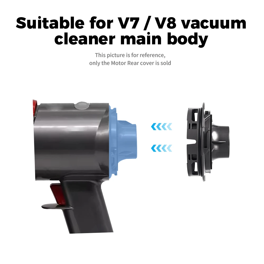อัพเกรดมอเตอร์ตัวกรองด้านหลังฝาครอบด้านหลังสำหรับไดสัน V7 V8 เครื่องดูดฝุ่นอุปกรณ์เสริมสำหรับทำความสะอาดในครัวเรือน